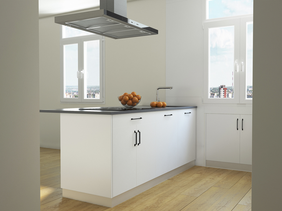 Cocina abierta al salón