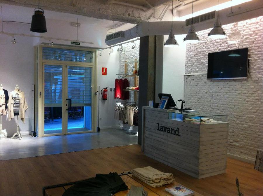 Suelo Microcemento hall tienda Lavand 