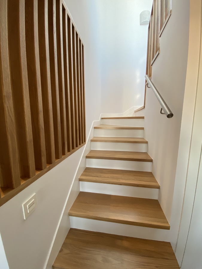 Reforma escalera en duplex