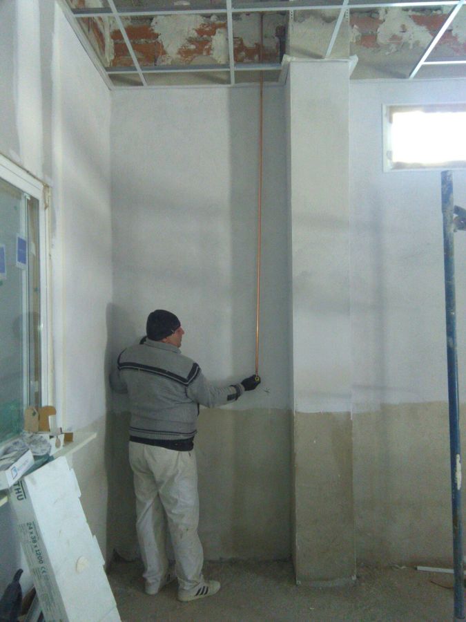 montaje instalacion aire en taller coches