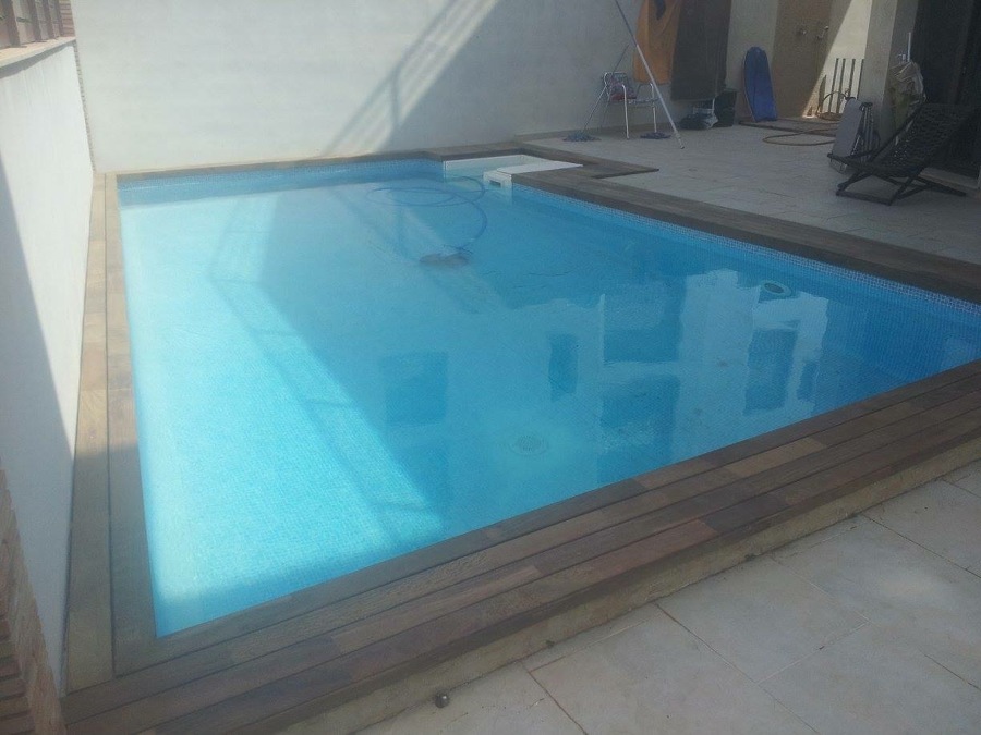 Tarima exterior piscina