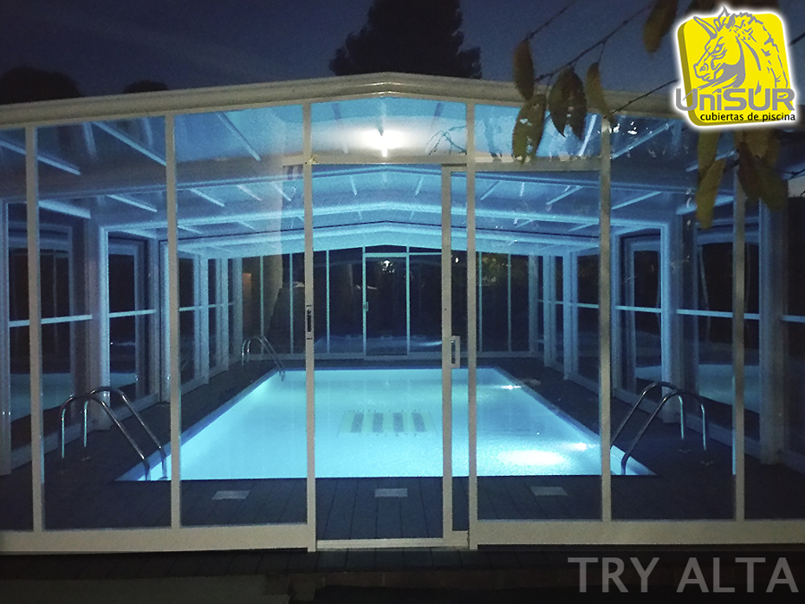 Cubierta de piscina modelo Try