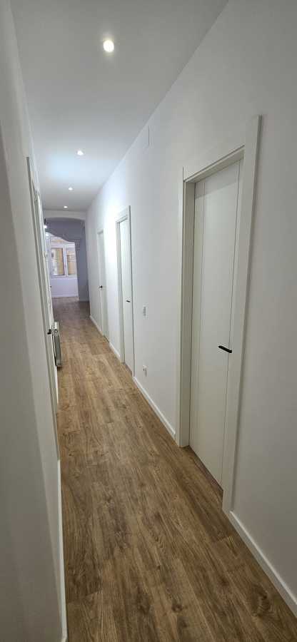 Puertas y suelo parquet