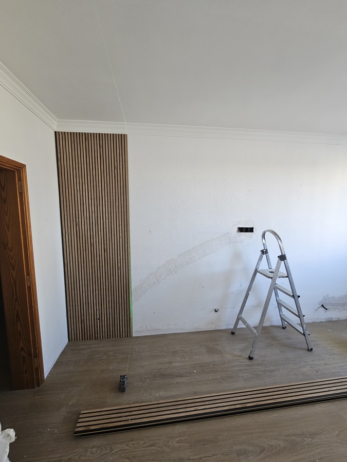 Decoración tabique en madera decorativa