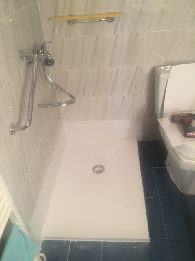 Cambio de plato de ducha