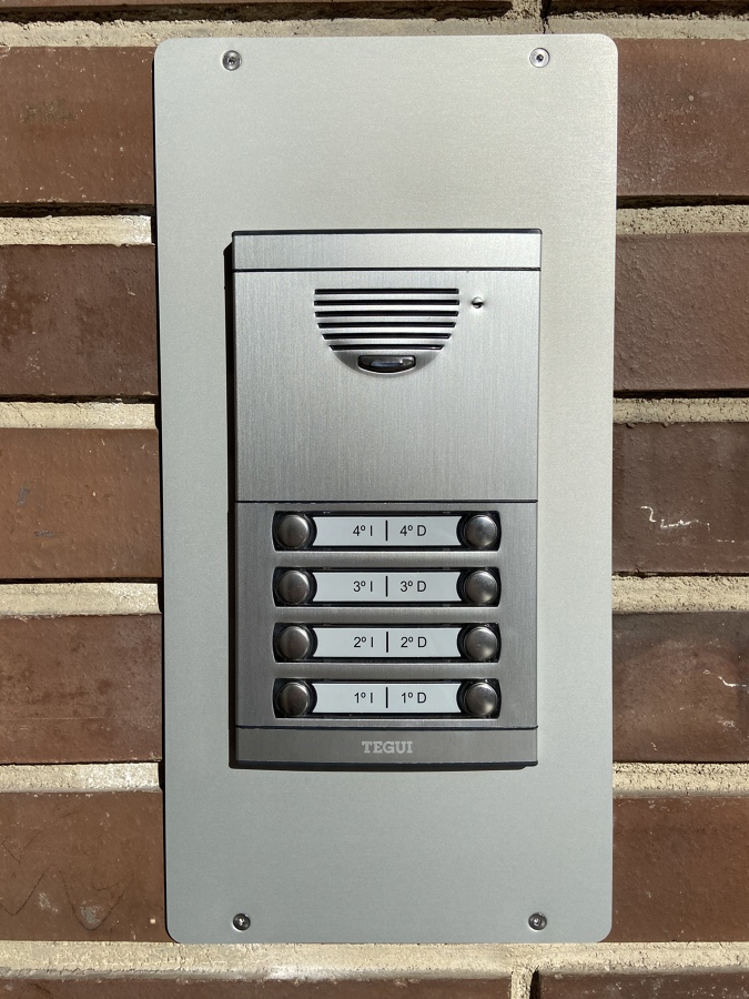 Sustitución portero automático Tegui