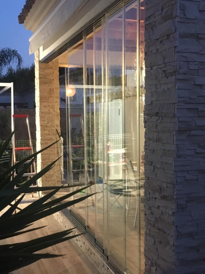 cerramiento de patio cortinas de vidrio correderas