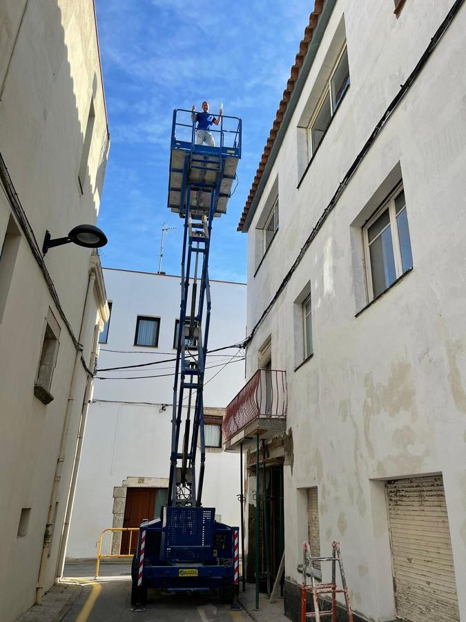 Casa de pueblo reformada exterior