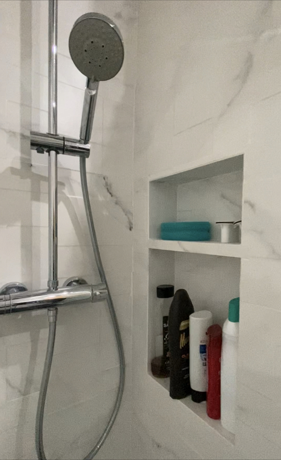 Hornacina efecto mármol