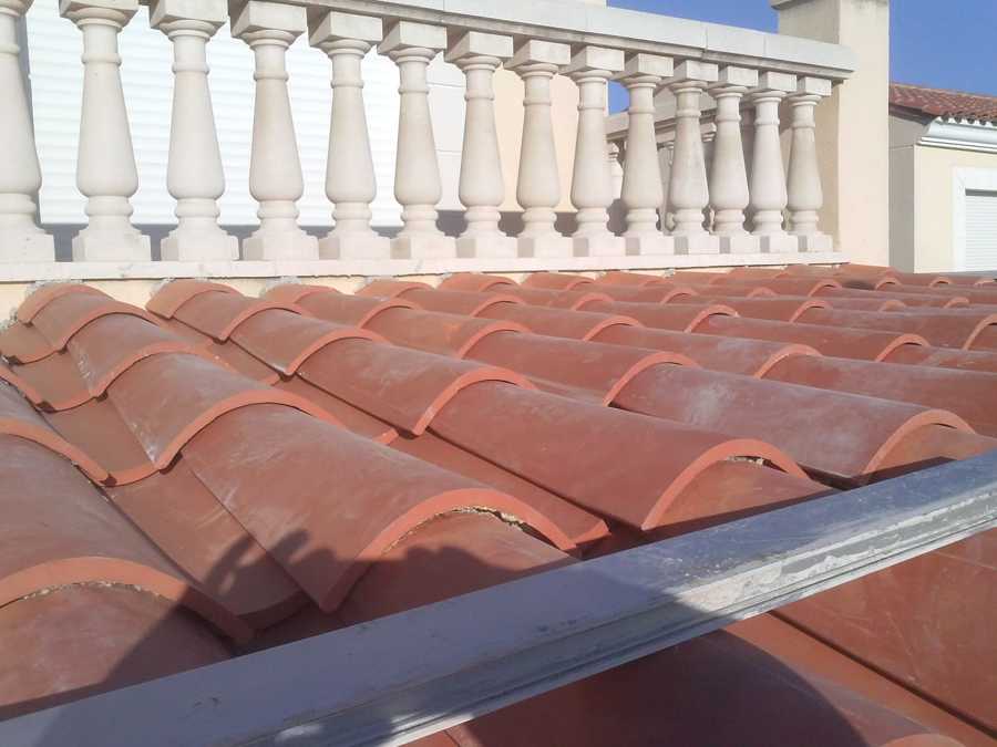 Colocacion de teja árabe