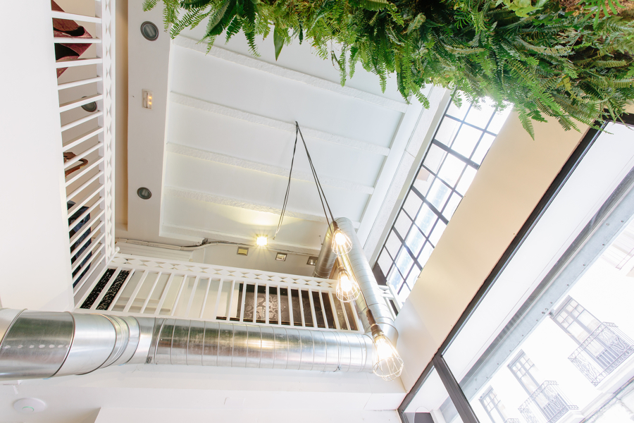 Reforma escalera restaurante