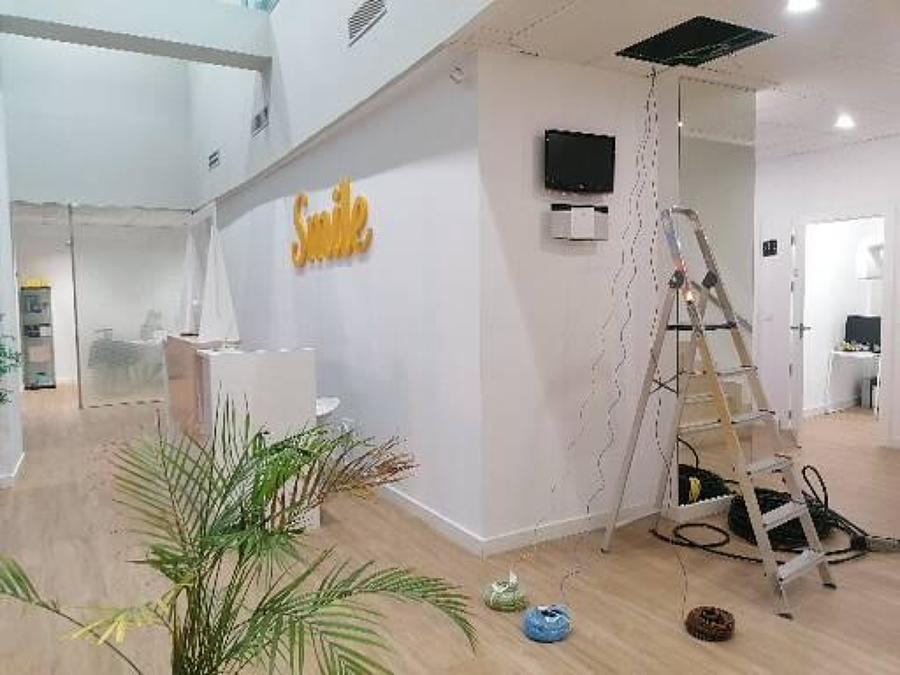 Instalación de sillón de dentista