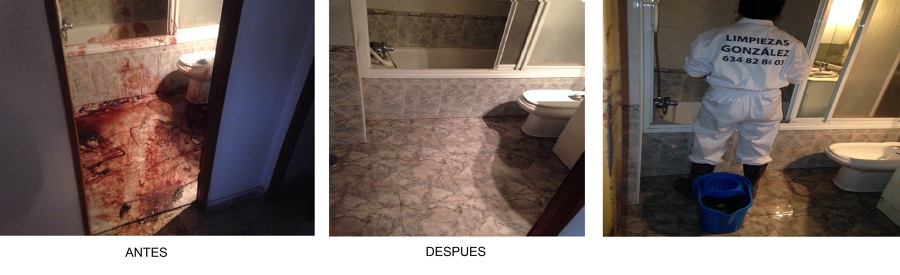 Limpiezas de sangre o traumaticas.