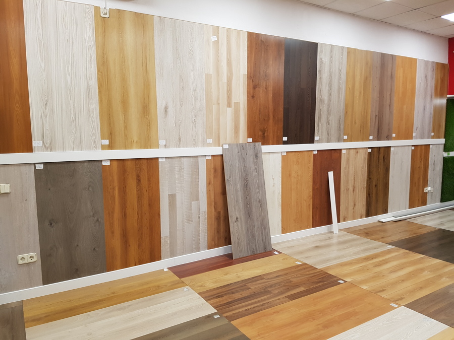 Exposición de la tienda