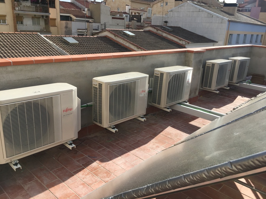 Aires acondicionados terrado comunitario