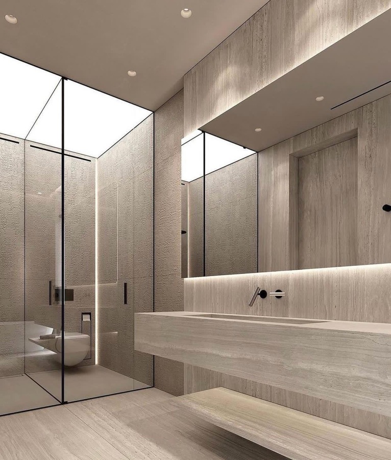 Reforma Baño Traventino