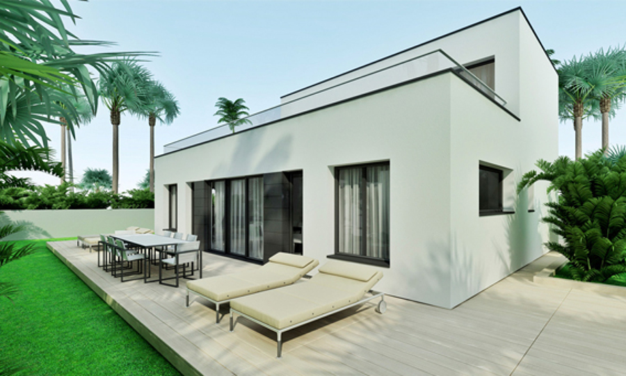 Casas Prefabricadas de Entramado Ligero una planta