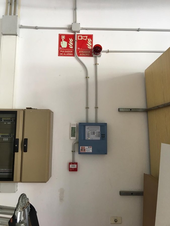 Detección de incendios en carpintería