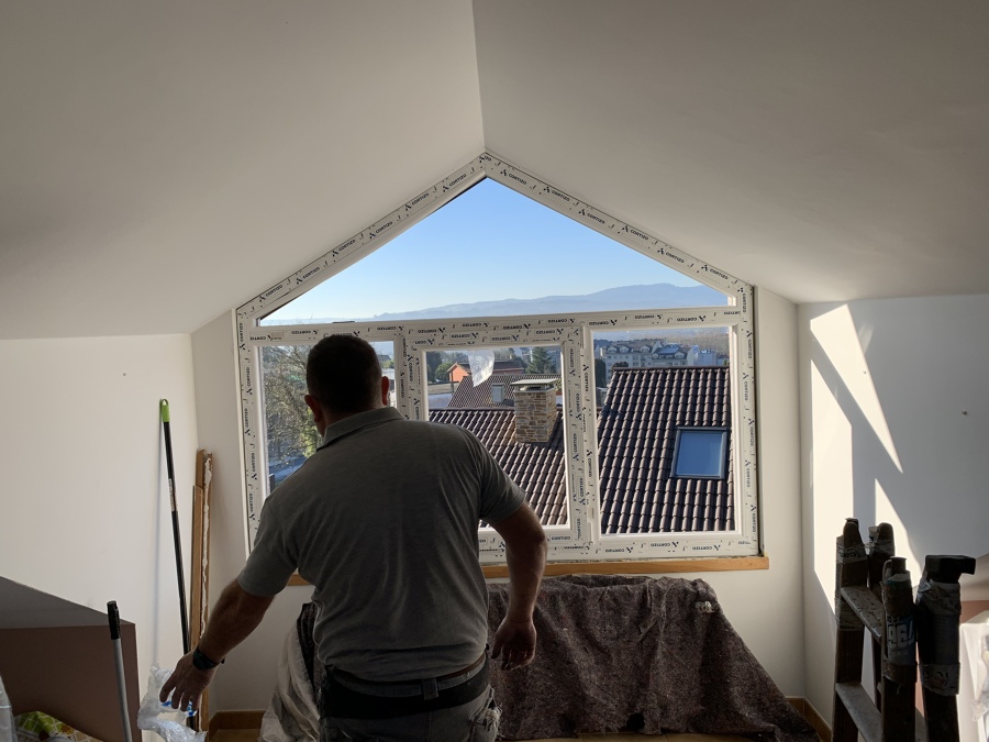 Trabajando con buen tiempo