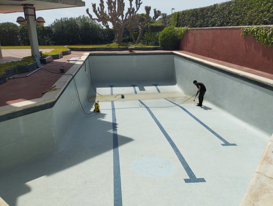 Limpieza de piscina