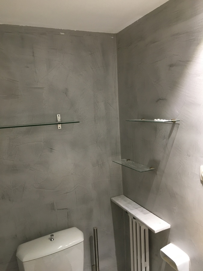 Renovar sin obra Microcemento sobre azulejos