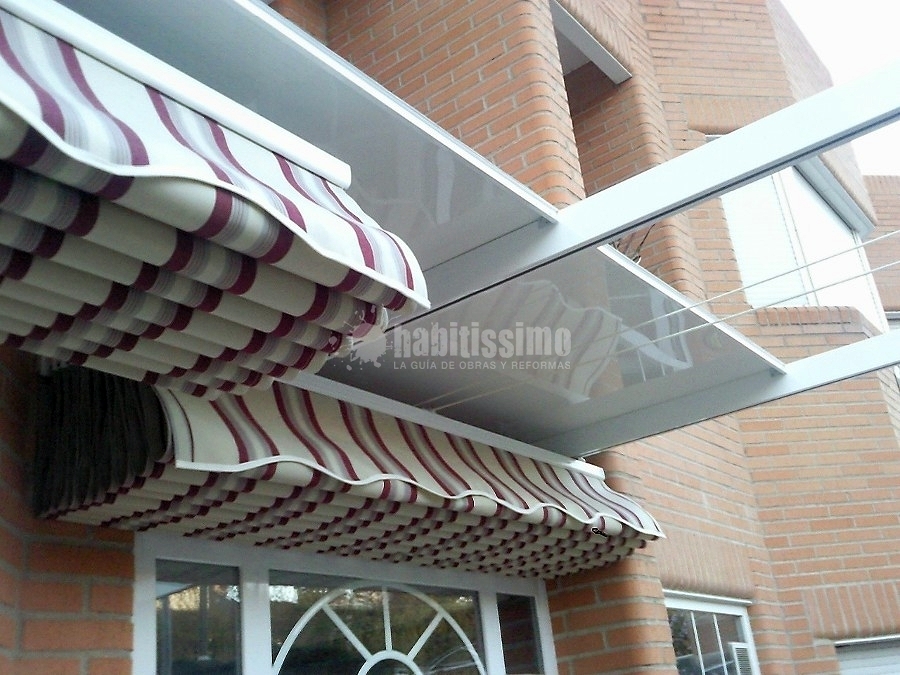 Toldos planos correderos para pérgolas