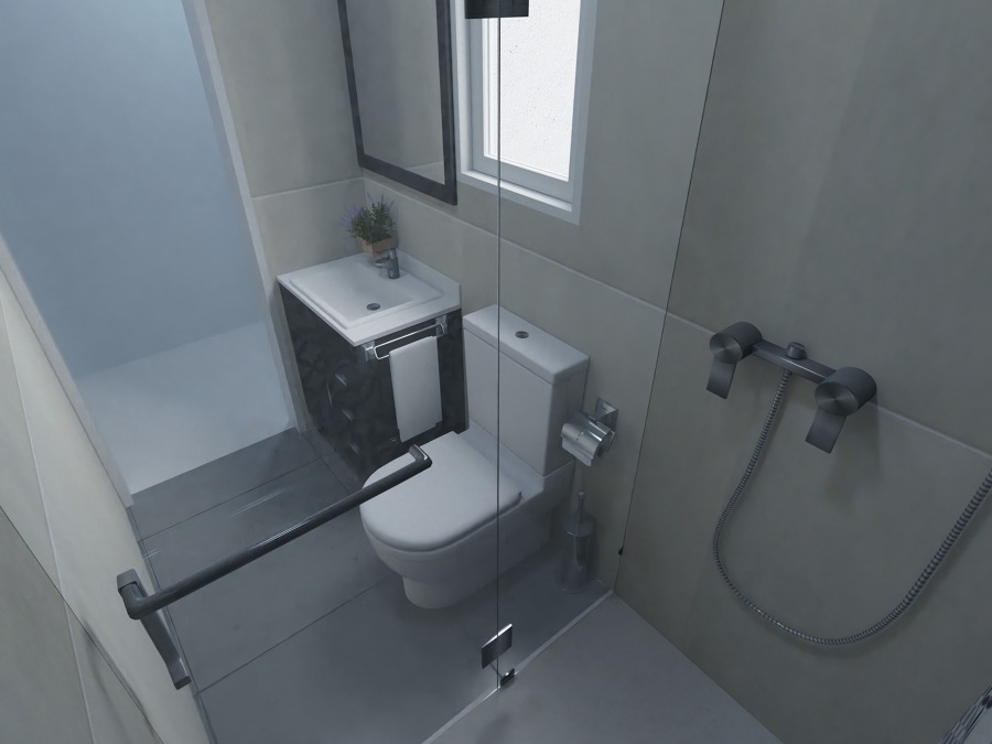 Render baño Carmelo