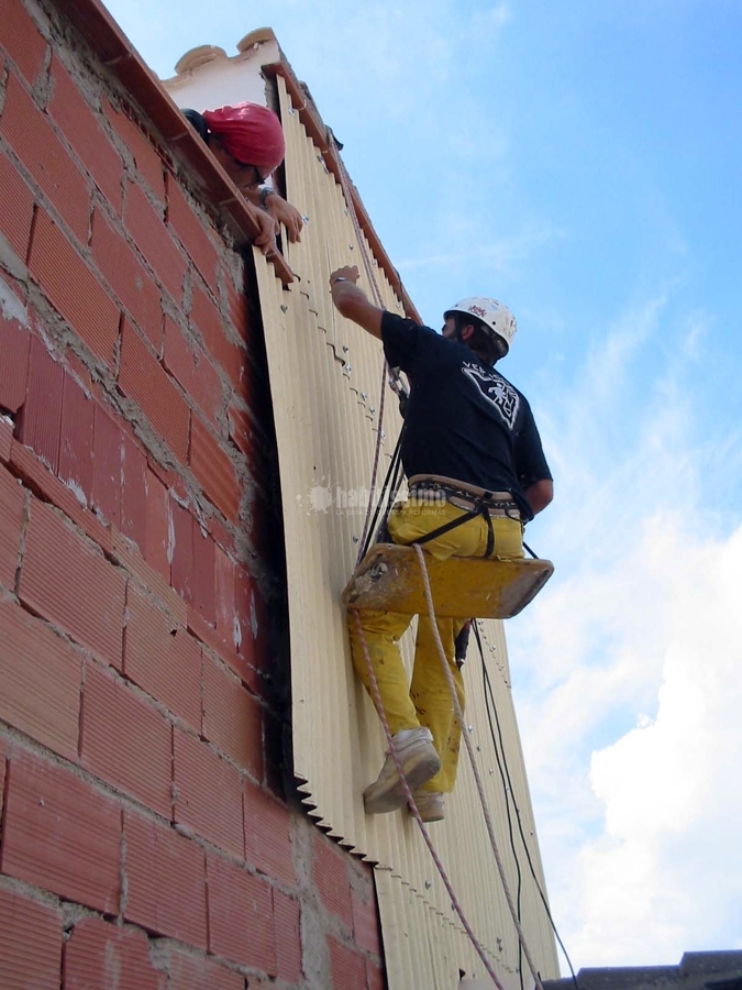 Trabajos Verticales, Monocapas Fachadas