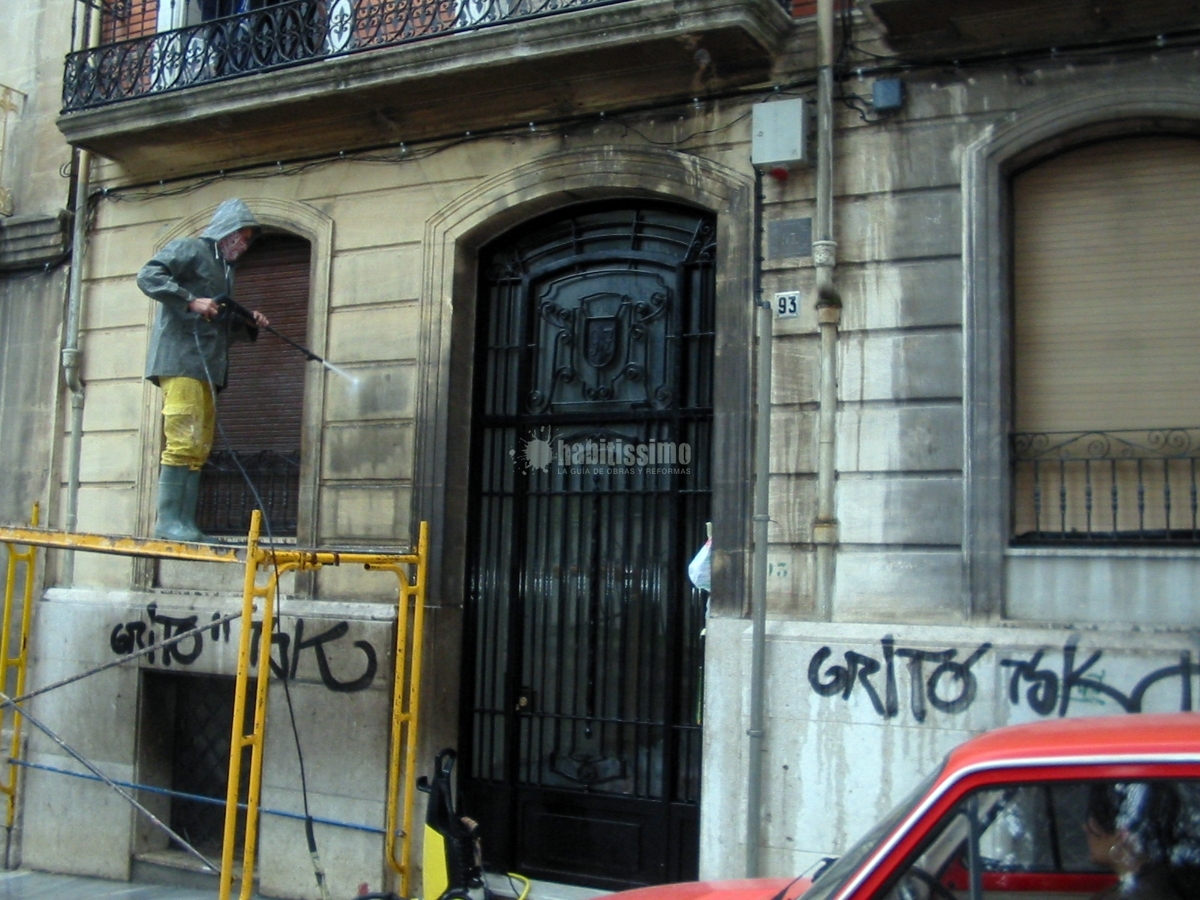 Trabajos Verticales, Monocapas Fachadas