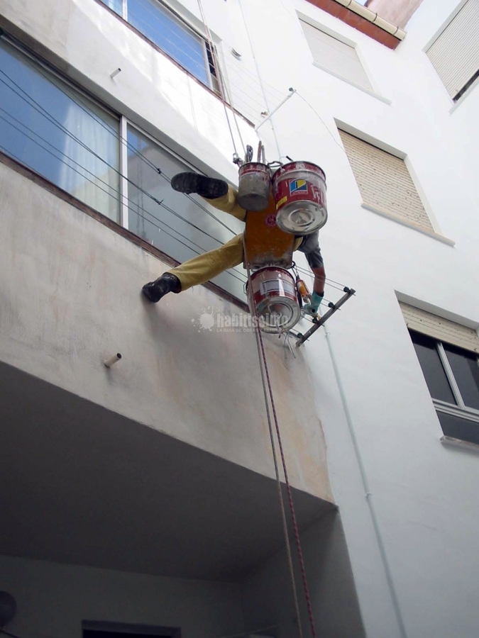 Trabajos Verticales, Monocapas Fachadas