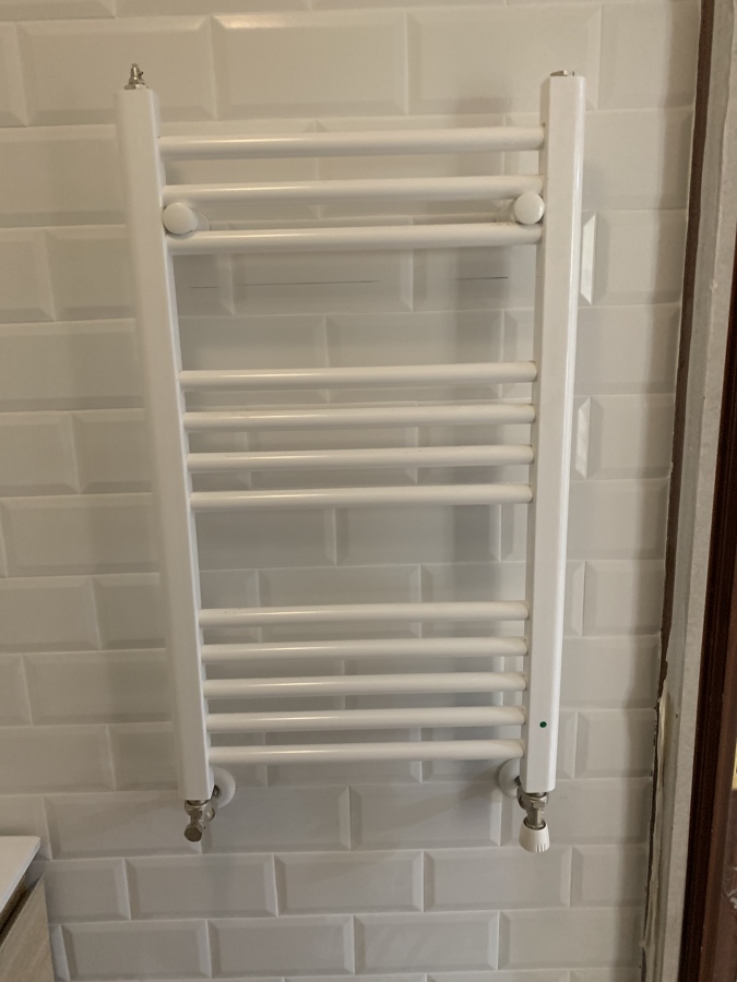 Modificación de radiador a radiador toallero