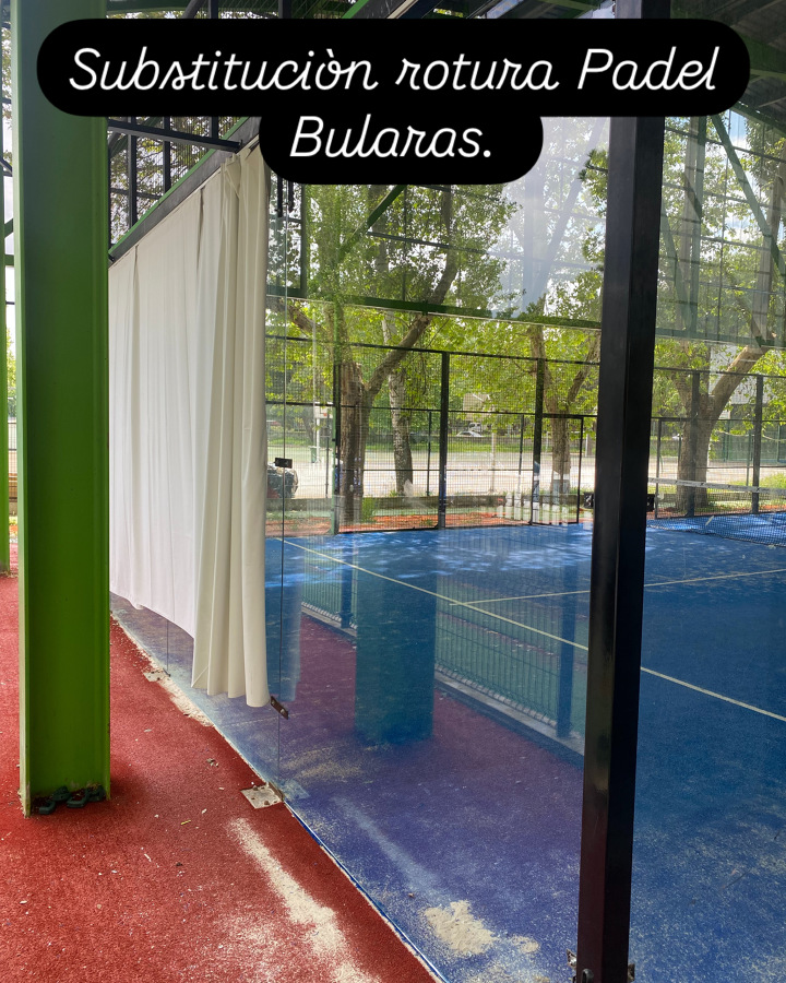 Cristal Templado Pádel