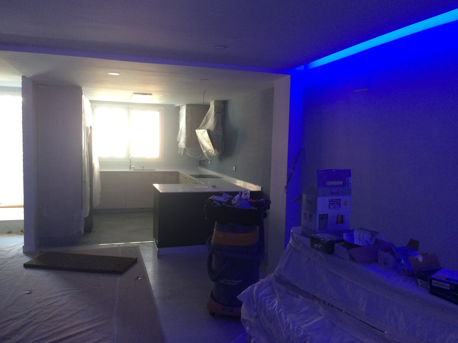 Reforma salón cocina