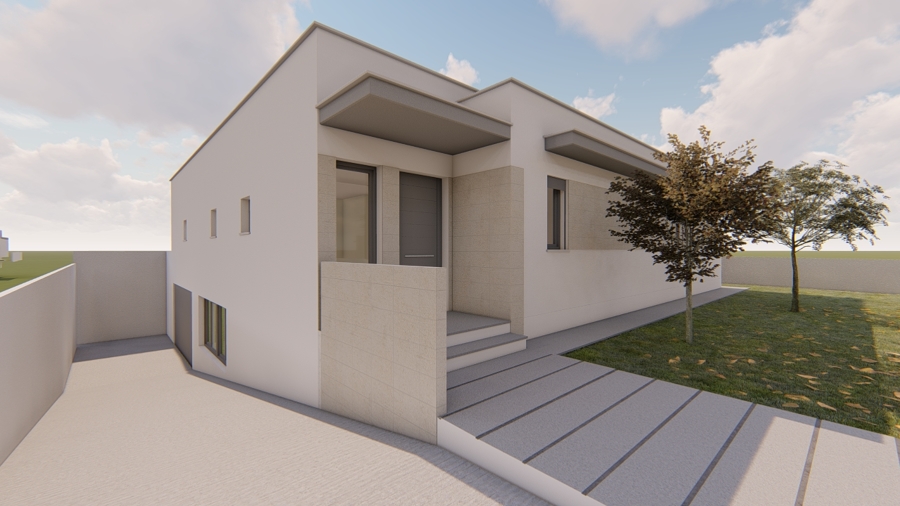 Render acceso a vivienda - vista 1