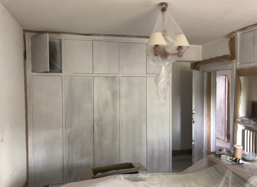 Lacando carpinteria in situ