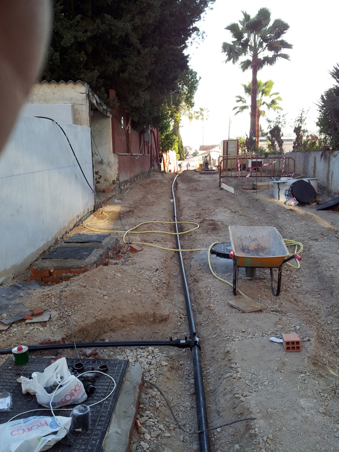 Acometida en polietileno electrosoldable