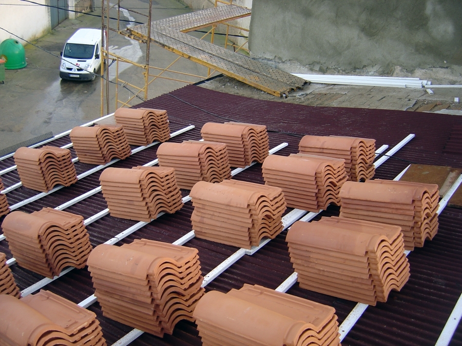 Acopio de teja mixta