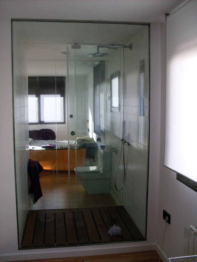 Acristalamiento de ducha.