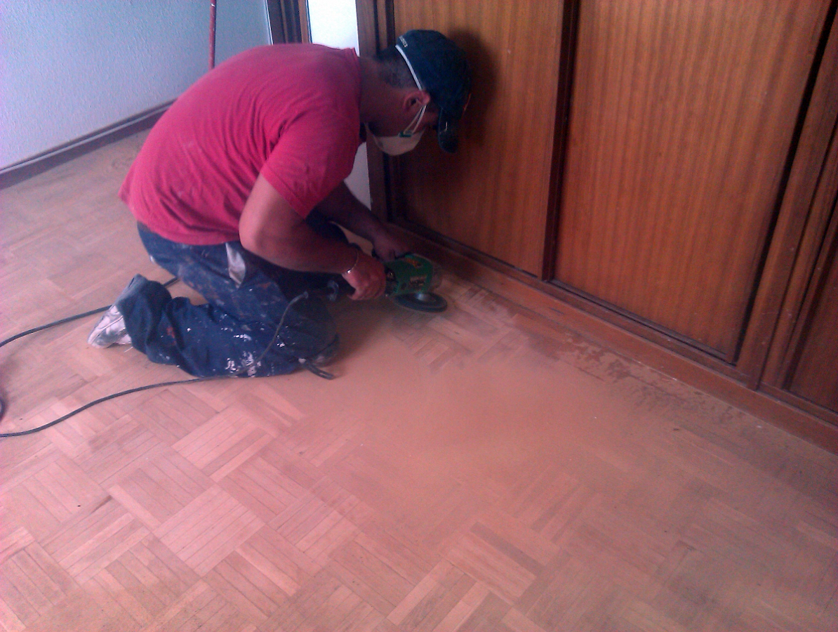 acuchillar parquet