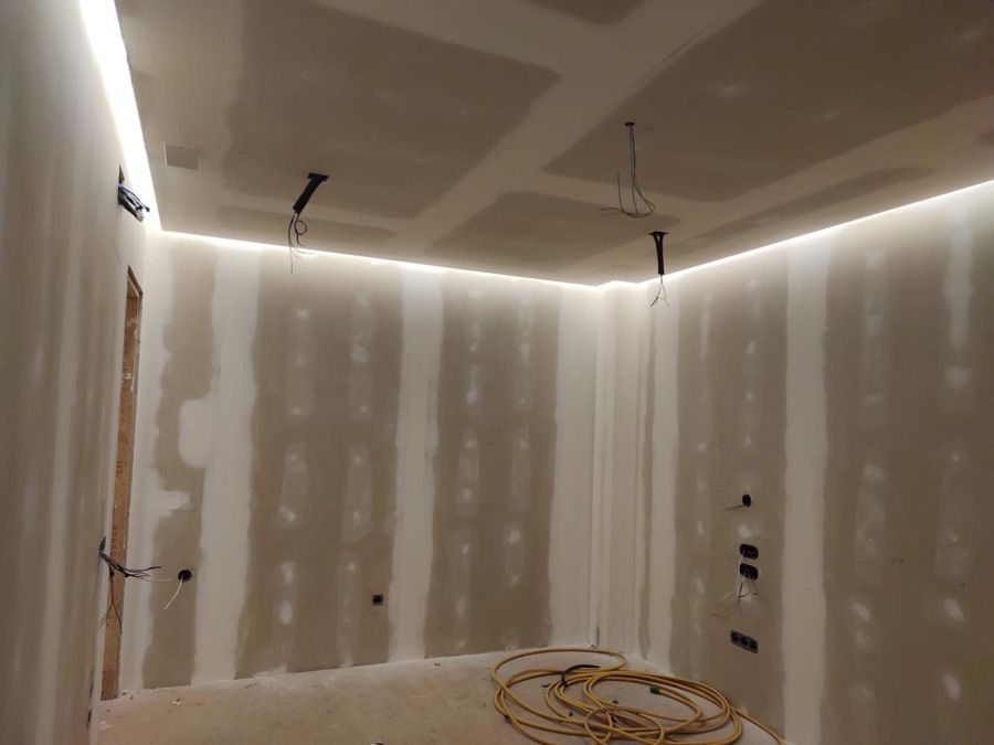 Instalación de estructuras en pladur