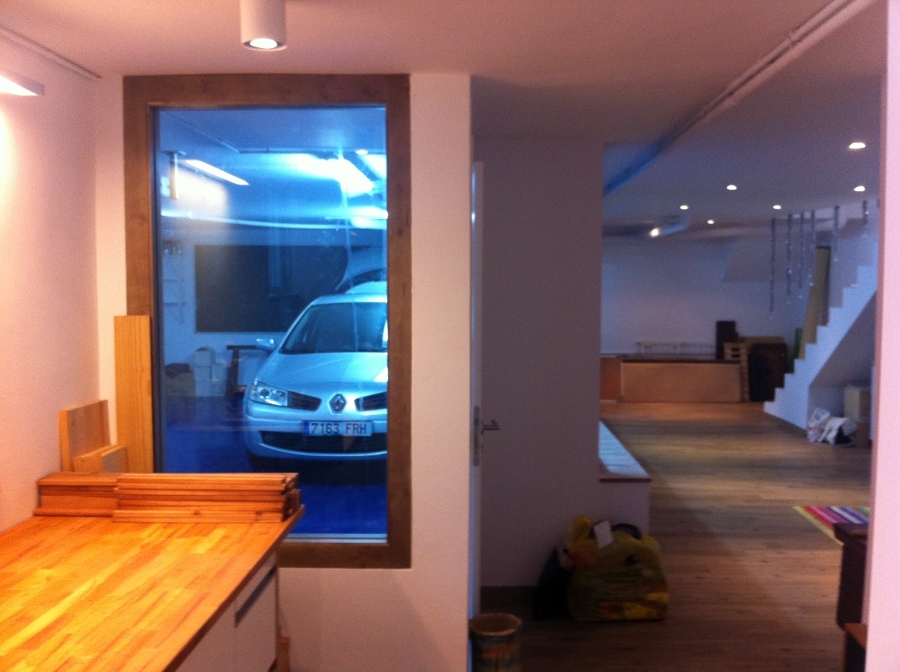 Adaptación de semi-sótano a garaje y apartamento. 6