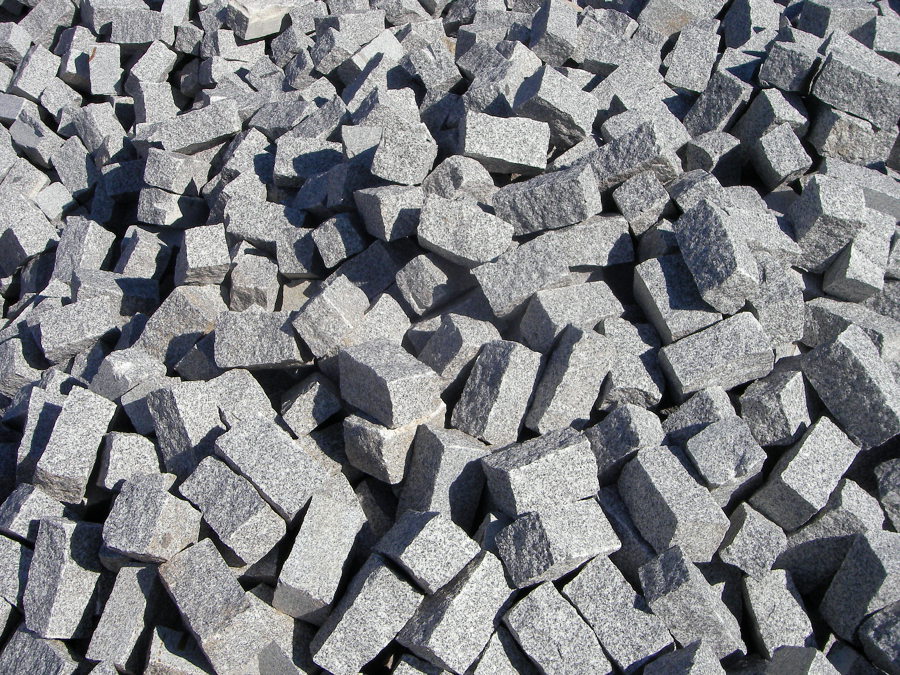 Adoquines de granito gris quintana