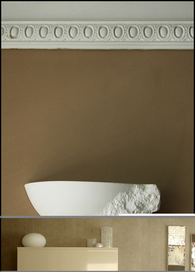 Adorno moldura decorativa de escayola