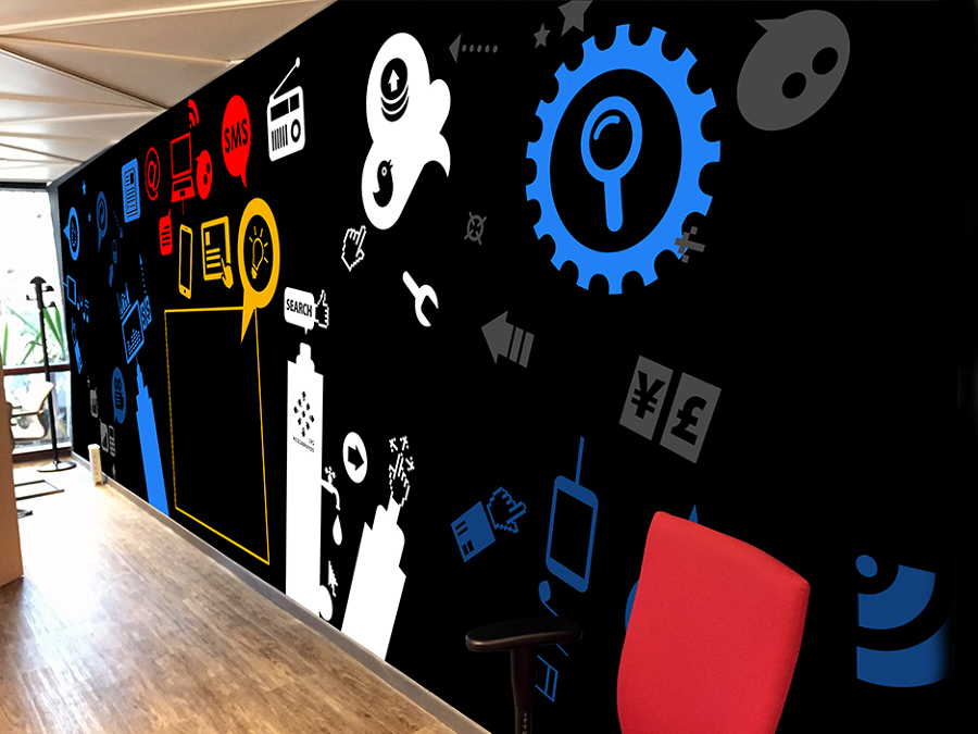 Mural para agencia de publicidad