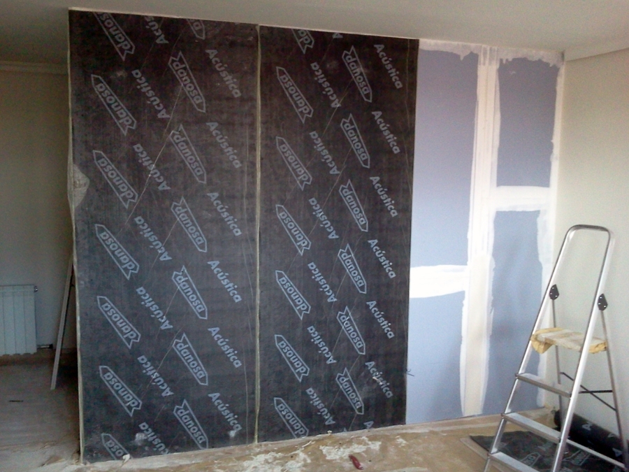 Aislamiento acústico de paredes en vivienda