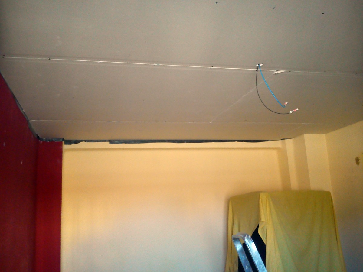 Aislamiento acustico de techo.