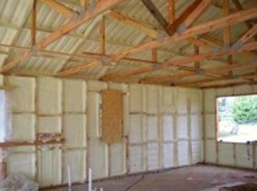 aislamiento en casa de madera