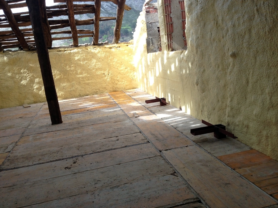 aislamiento de vivienda de piedra