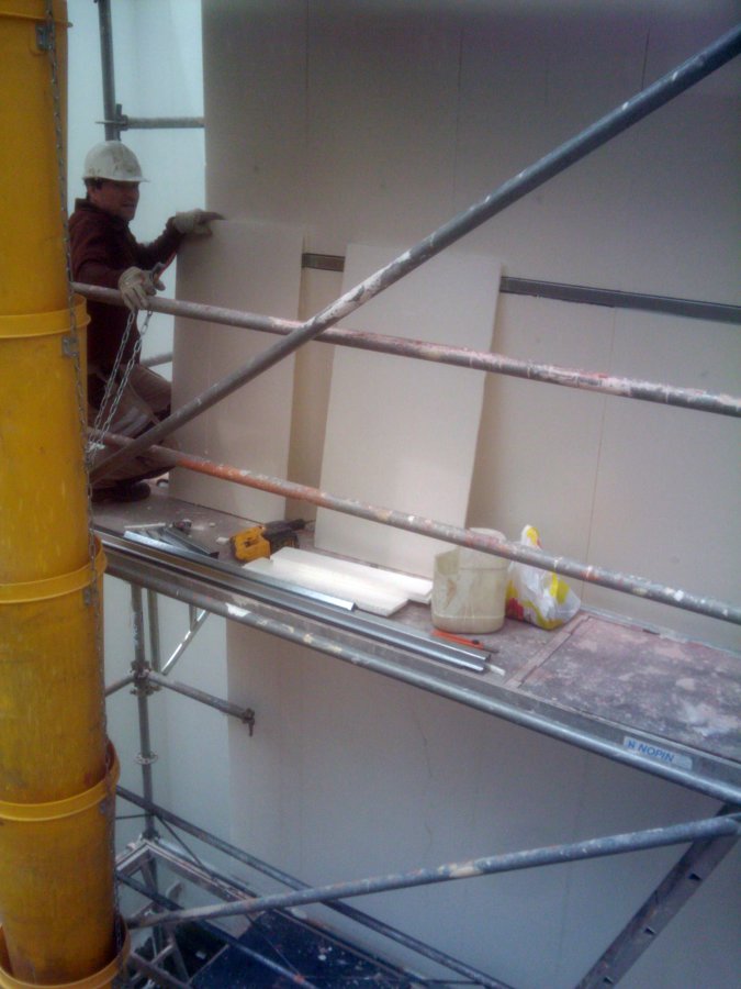 Aislamiento térmico de fachadas.