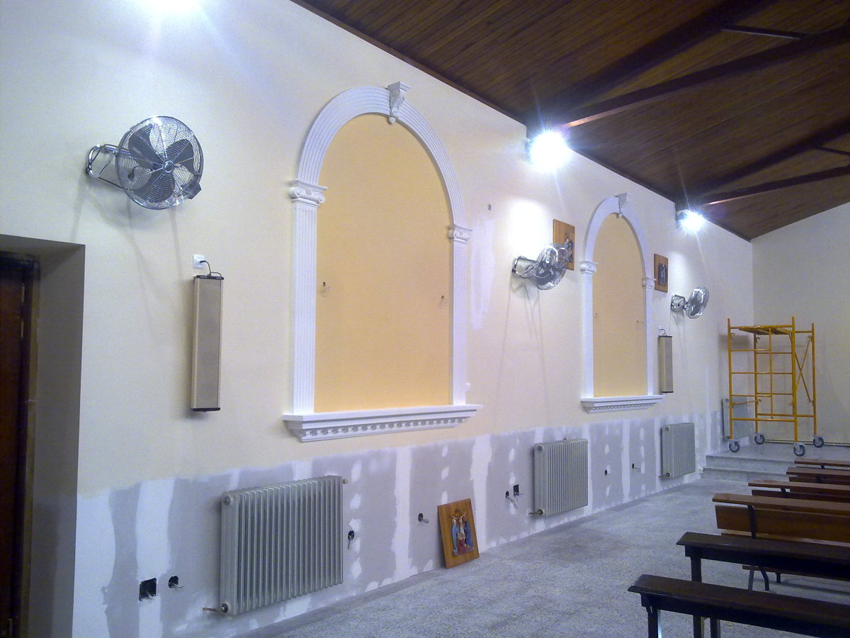Aislamiento y decoracion iglesia